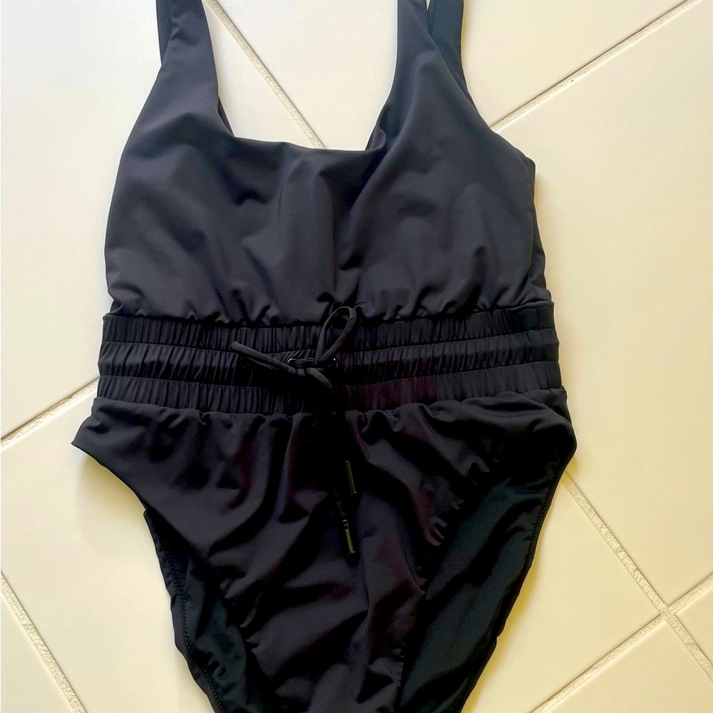 Good American Waist Framer One Piece Swimsuit